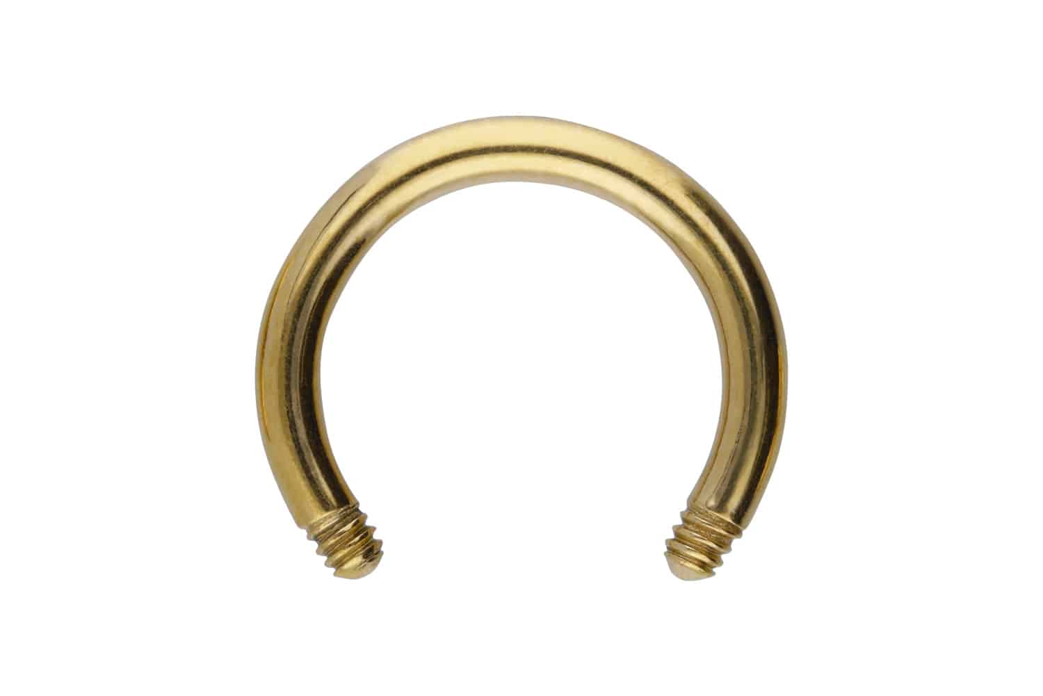 Titan Hufeisenring Piercing ohne Kugel